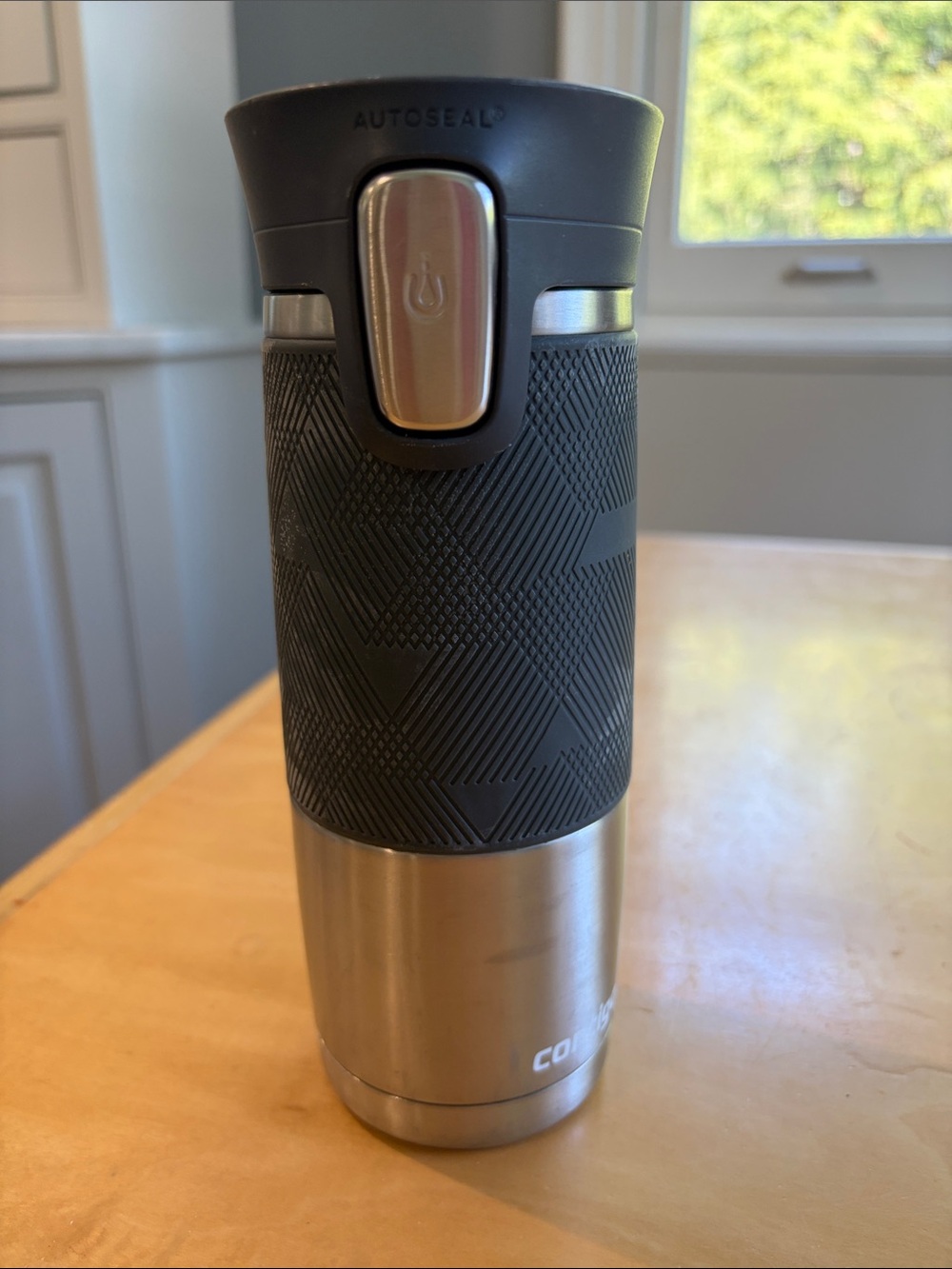 Contigo Black & Stainless Steel Autoseal Travel Tumbler
